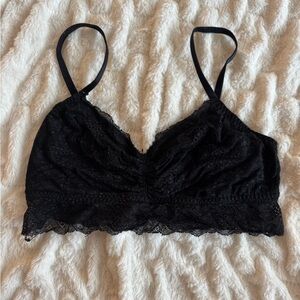 PINK Victoria's Secret Black Lace Bralette